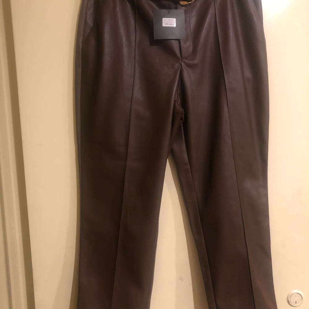 NWT…… Faux Leather Pants